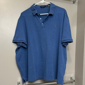 Polo by Ralph Lauren Men's Classic Blue Polo Shirt